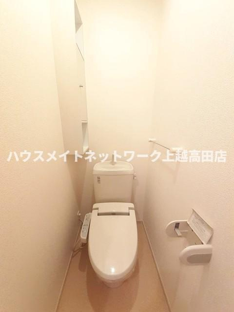 ミドルビレッジヒロ７Ｂのトイレ|温水洗浄暖房便座