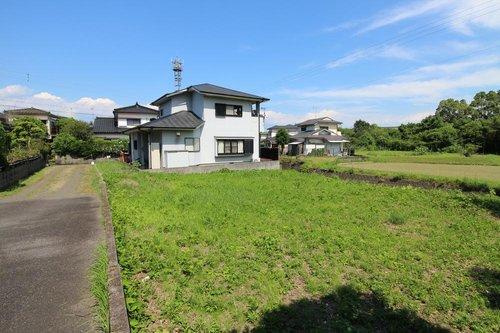 姶良町平松売地の前面道路含む現地写真