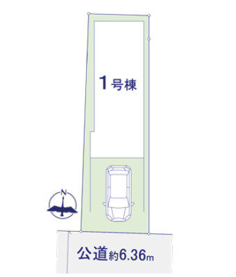 新築戸建　江東区大島8丁目　所有権　３LDK　カースペース付の外観