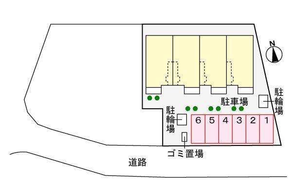 マリージョアⅠの駐車場