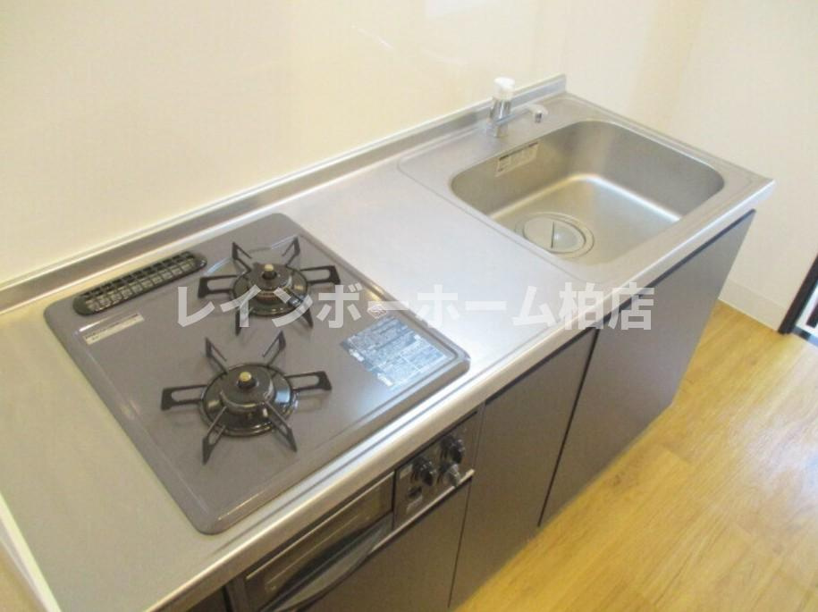 オートロック☆駅徒歩5分☆ネット無料☆のキッチン|お料理しやすいキッチンです