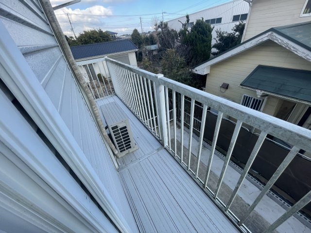 山武市　戸建てのバルコニー
