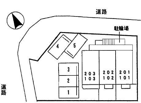 ティーフ山ノ手の駐車場