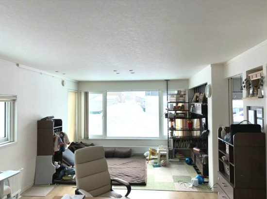 【居間・リビング】 | 北見市中央三輪９丁目１４番地２５　平家建中古売家