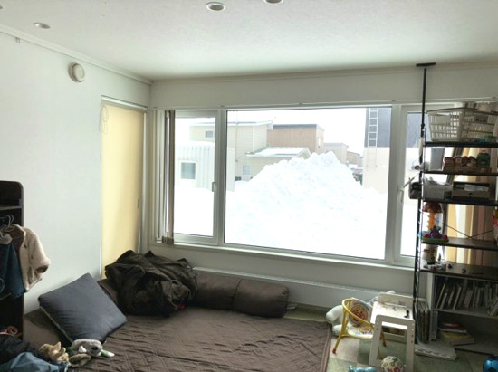 【居間・リビング】 | 北見市中央三輪９丁目１４番地２５　平家建中古売家