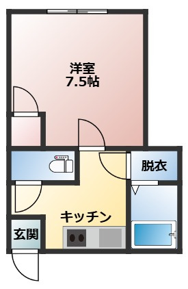 コーポ今善の間取り