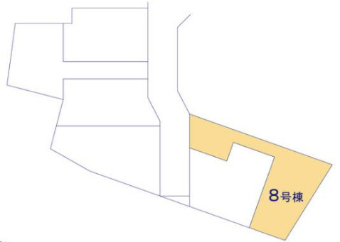 LG南城市知念久原　8号棟　＼☆ご成約時５０万円キャッシュバック☆／の区画図