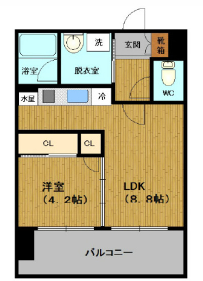 【間取り】 | PIER PARK 渡辺通　★人気物件です★