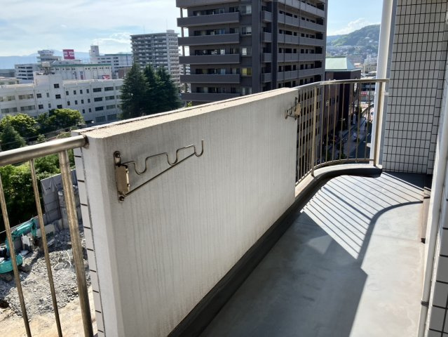 グリーン金剛マンションのバルコニー