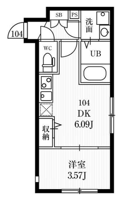 ミハス西荻窪の間取り