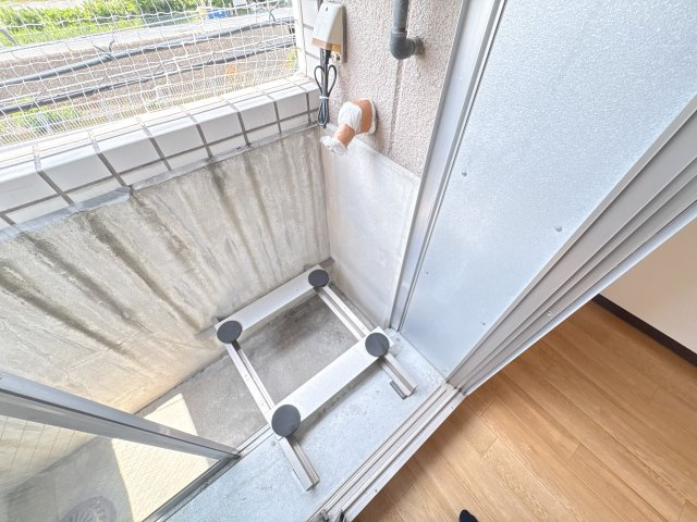 吉田ビルのバルコニー