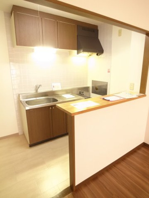 【キッチン】 | エコガーデン　Ｃ棟 | 嬉しいカウンターつき。