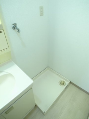 【洗面所】 | エコガーデン　Ｃ棟 | もちろん室内洗濯機置場。