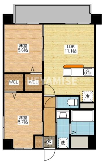 グランドステージ西山の間取り