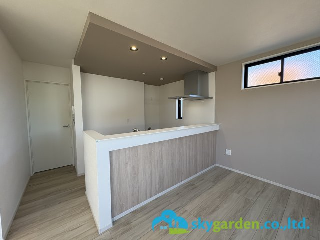 藤沢市打戻2期　新築戸建　全1棟1号棟の外観|2025年8月4日撮影（建築中）