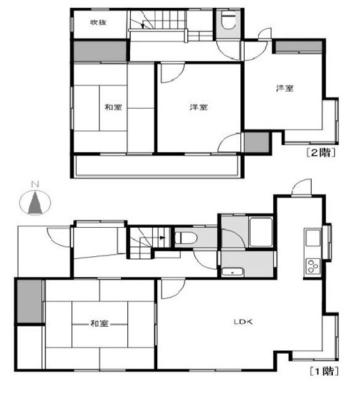 【間取り】 | 熊谷市万吉戸建て