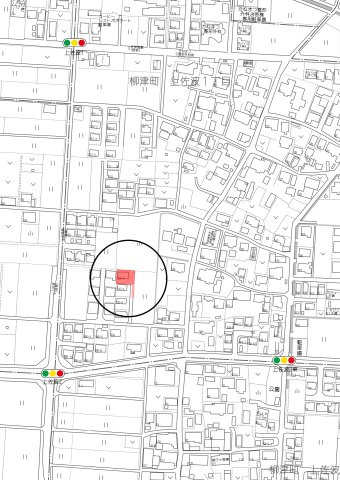 中古住宅　上佐波1丁目の地図