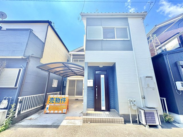 売中古戸建　中央区市野町の外観|外壁、内装ともにリフォーム歴があり、実際の築年数よりも綺麗な状態です。