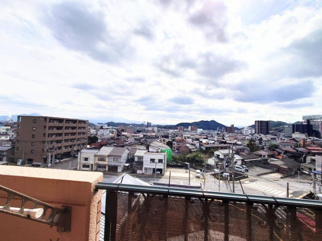 ライオンズマンション米子角盤町の展望|大山が見えます。（令和7年3月現在）