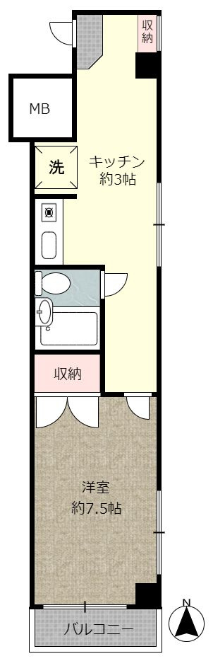 パールシティ町屋の間取り