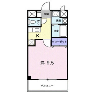 SPACE 7 OKAMOTO（スペース7岡本）の間取り