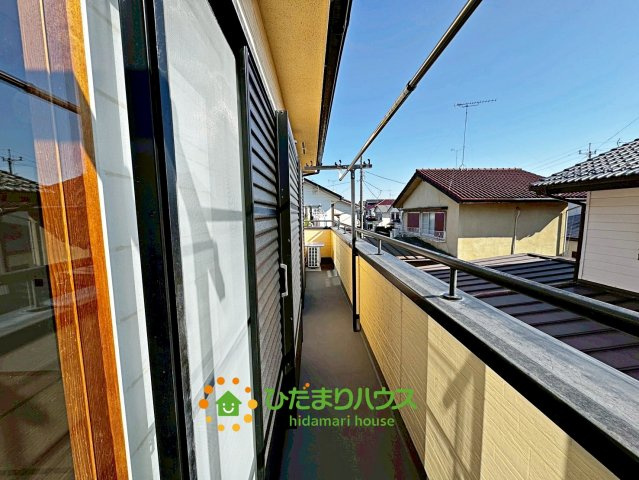 久喜市中妻　中古一戸建てのバルコニー|防水加工、修繕済です♪