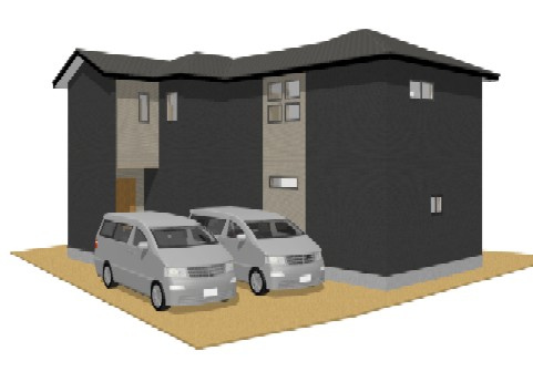 仲介手数料不要　よかタウンBloom合志市御代志12期【西合志中央小・西合志中】の外観パース|外観パースです