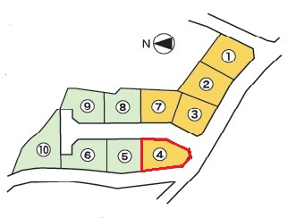 松本市沢村3丁目　オアシス沢村　区画4の区画図