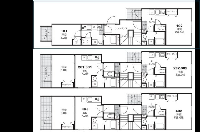Gallardo Hasuneの間取り