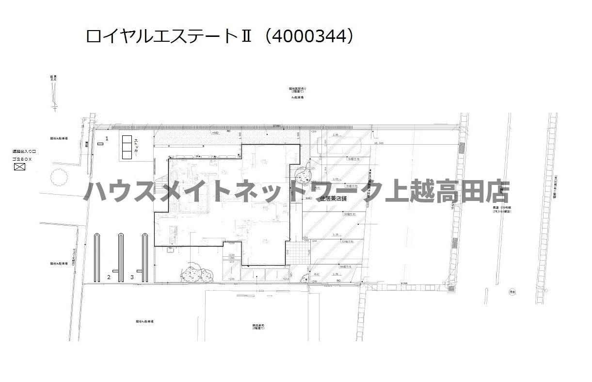 ロイヤルエステートⅡの区画図|配置図