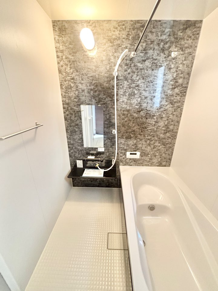 リーブルガーデン蟹江町西之森　全1棟　新築戸建の浴室|コンパクトで使いやすいお風呂です