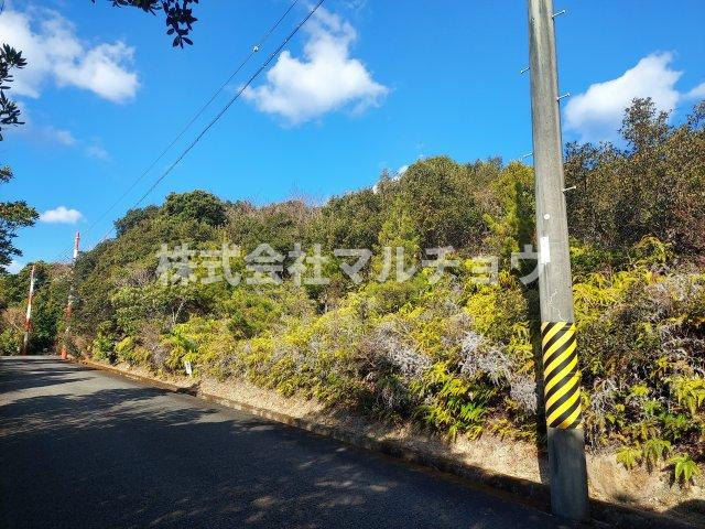 黒潮台売り地➂の土地図|前面道路含む現地写真です