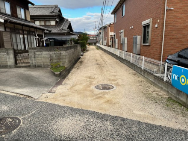 富岡2売地のその他|敷地への進入口