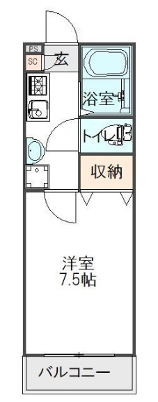 ヴランドールＲＩＯの間取り