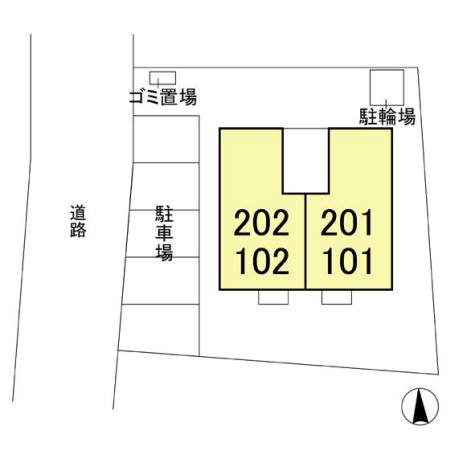 ソレアードの区画図