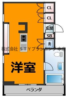 女性限定！REGARO KANAYAMA Sta.の間取り