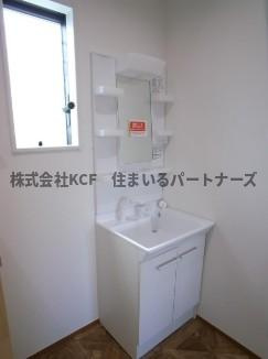 ヴォールデア田主丸の洗面所|スペースが確保できる洗面所です