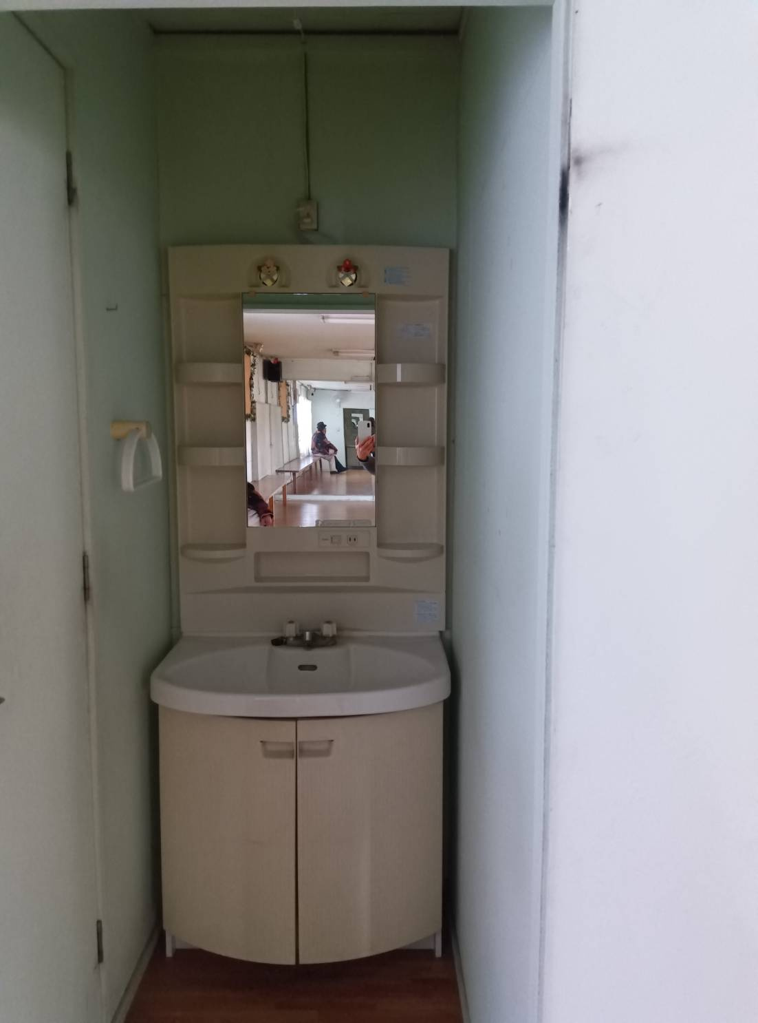 小山市横倉の洗面所