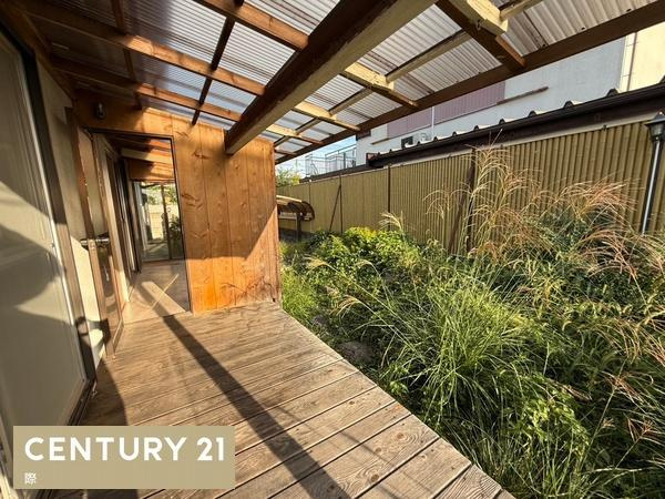 橋本市胡麻生　中古戸建の庭