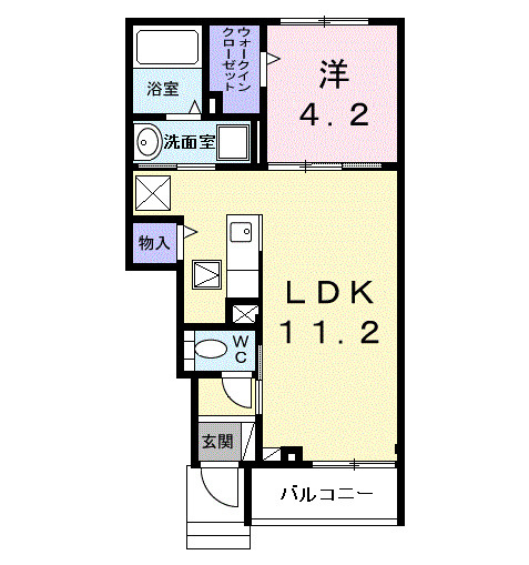 アルディエンテの間取り