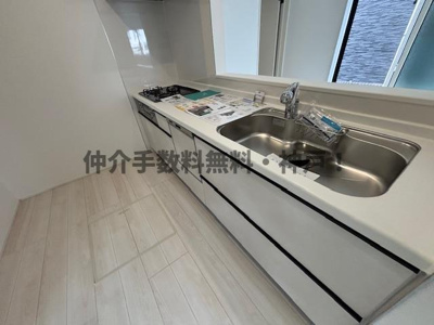 【キッチン】 | 明石朝霧台　新築戸建1号棟　仲介手数料無料！ | キッチンです