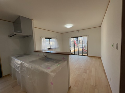 【居間・リビング】 | 千代田町舞木新築平家建て