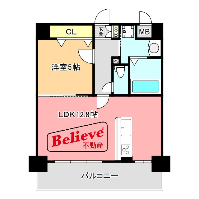 グランシャリオ諏訪野の間取り|広いリビング★