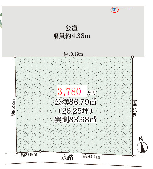箕面市瀬川２丁目　土地