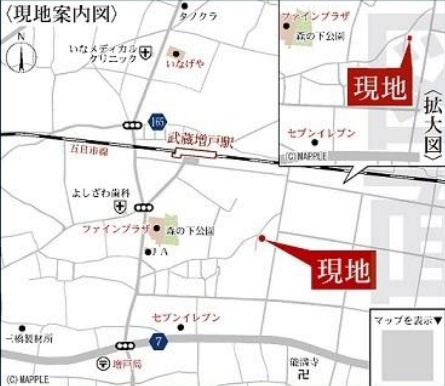 あきる野市山田第2　新築　全1棟の地図