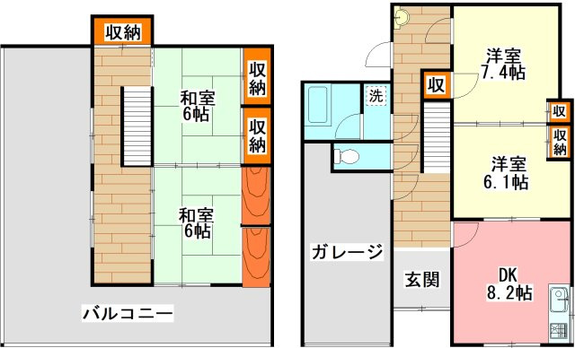 【間取り】 | 川崎戸建