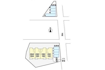 【駐車場】 | リヴァーサイドナミキＣ
