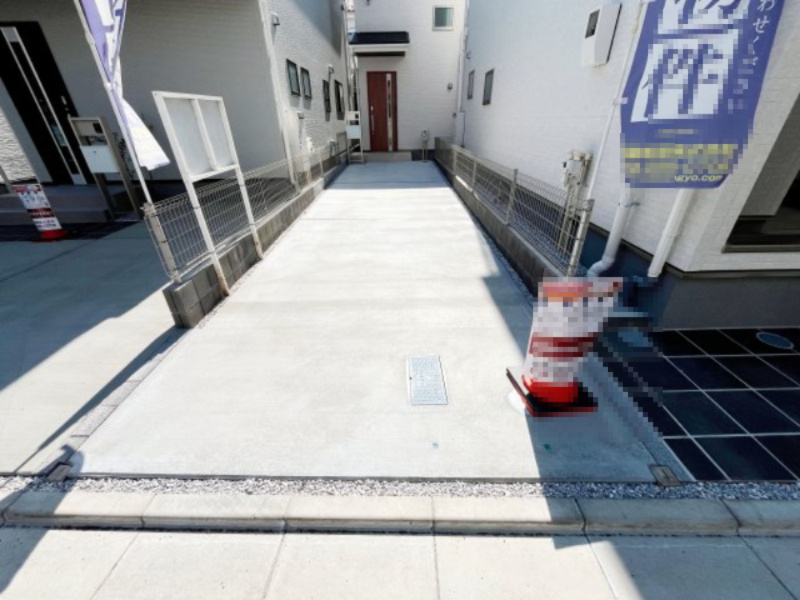 祝　成約済み　八王子市　日吉町　新築戸建て　１期の駐車場|2台縦列駐車ができます。～仲介手数料無料☆八王子ひなた不動産～八王子市日吉町　新築戸建て
