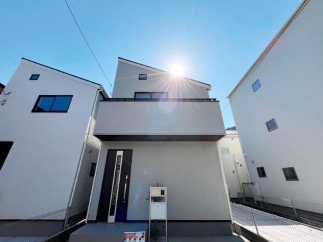 祝：成約済み　八王子市　日吉町　新築戸建て　１期の外観|JR中央線「西八王子駅」まで徒歩１０分です～仲介手数料無料☆八王子ひなた不動産～八王子市日吉町　新築戸建て