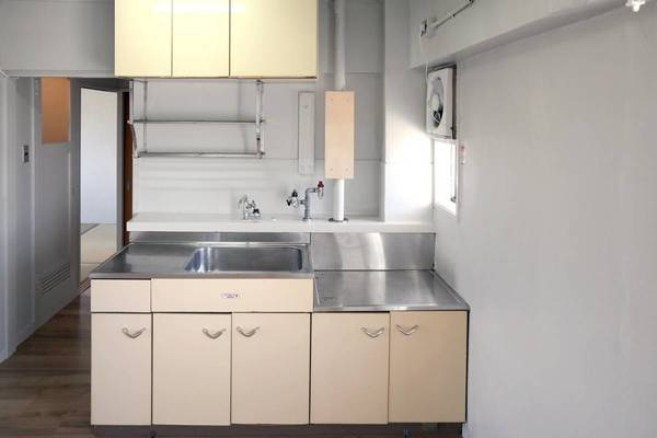 明石市二見町東二見の賃貸マンションのキッチン|ビレッジハウスの同一物件・同一タイプの間取りの写真です
